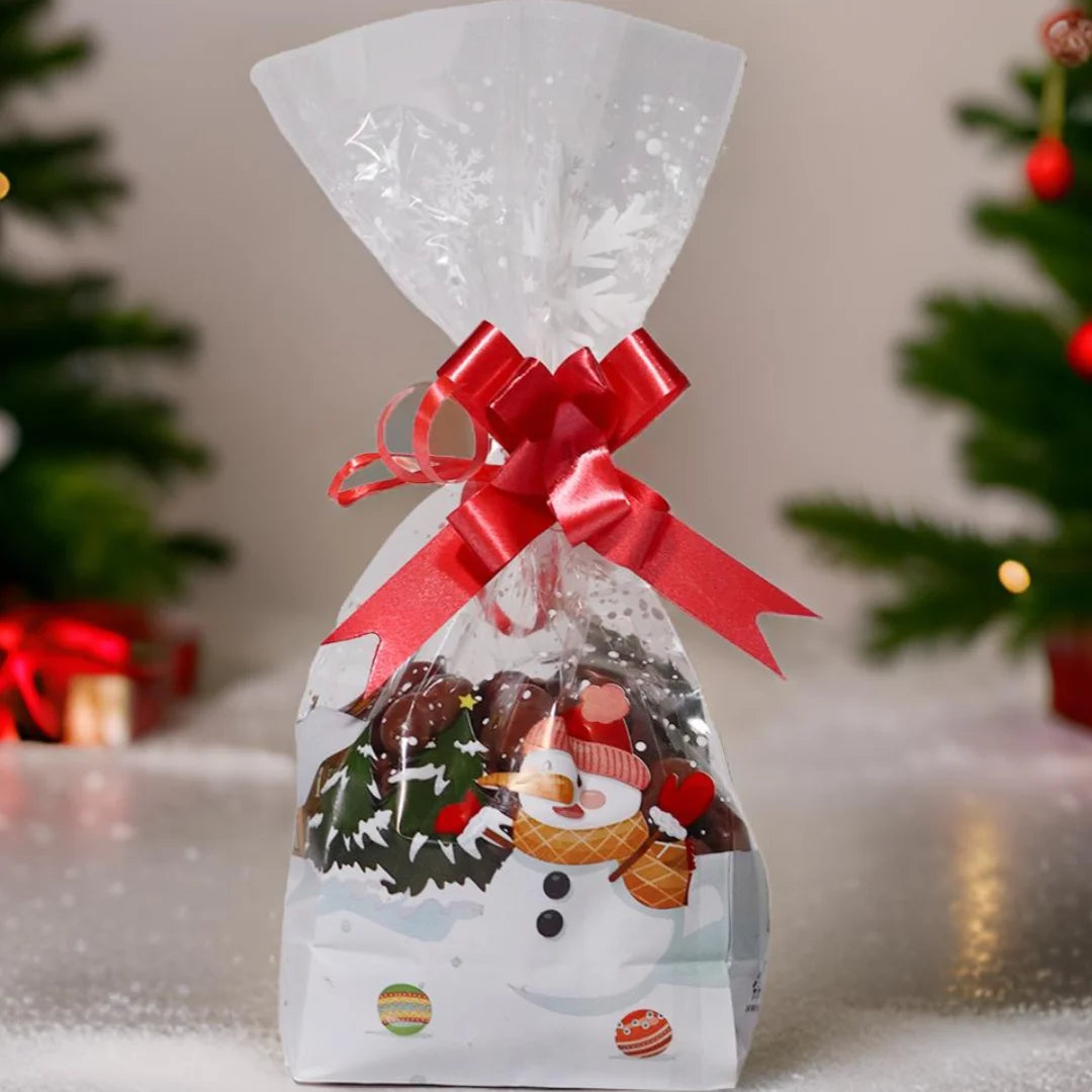 Yılbaşı Özel Hediyelik Poşette Chocolate Kaplı Pistachio Dragee - 200 g